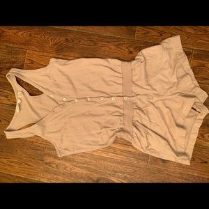 Taupe romper